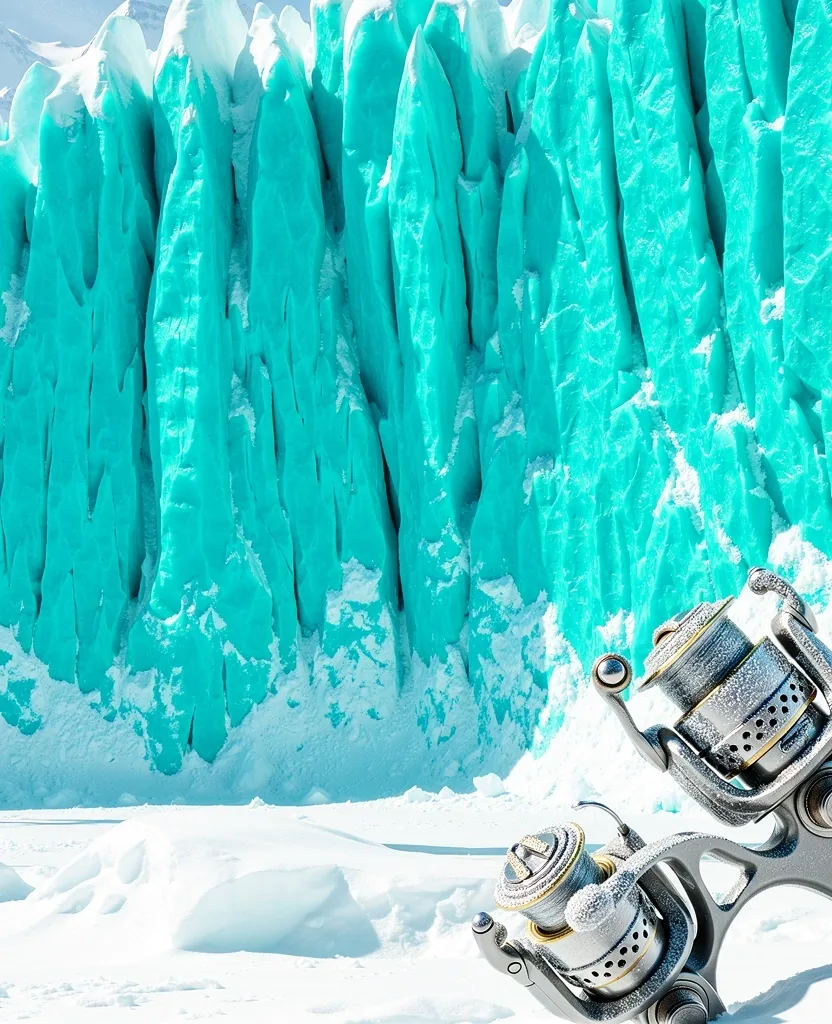 Glacial ice texture