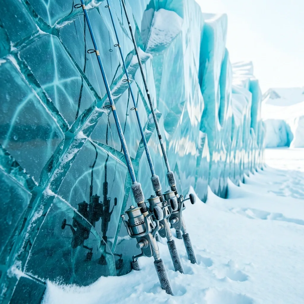 Glacier wall texture