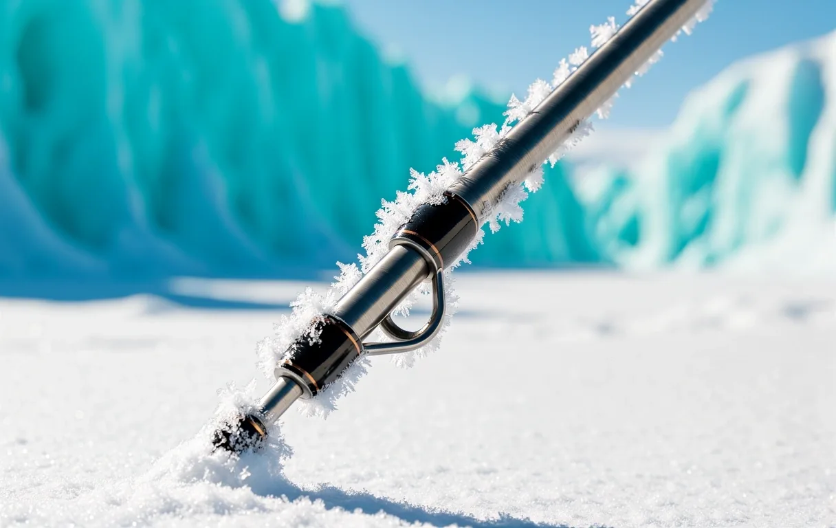 Frosted fishing equipment