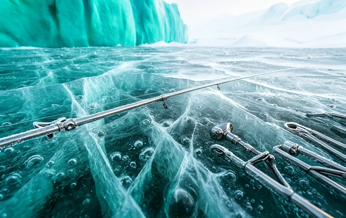 Arctic glacier wall